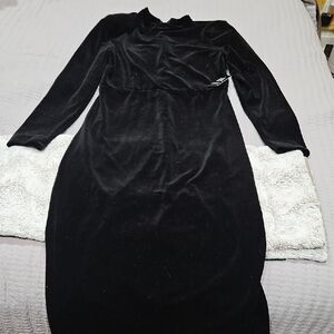 Express Black Long Sleeve Dress